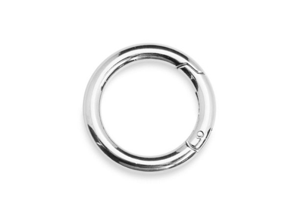 Taschen- und Gurtzubehör Stafil Rundkarabiner 42/30mm silber