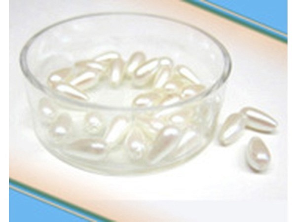 Glasperlen Pracht Wachstropfen 8x4mm