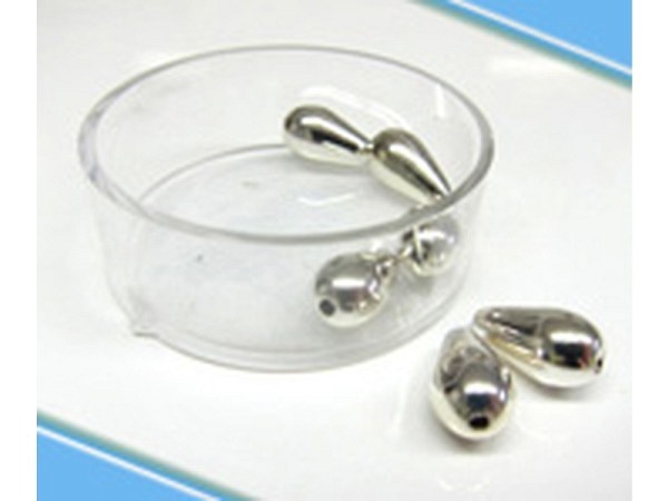 Glasperlen Pracht Wachstropfen 12x7mm