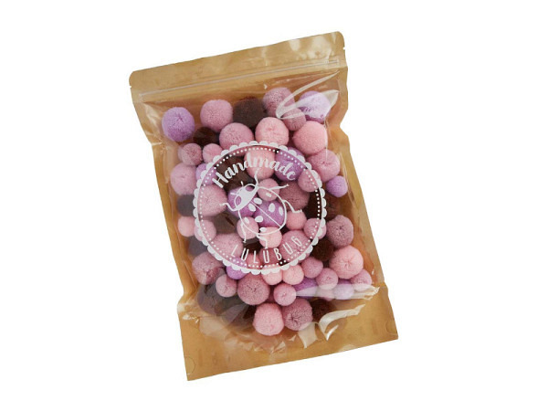 Pompom Lulubug Pompons Wild Berry