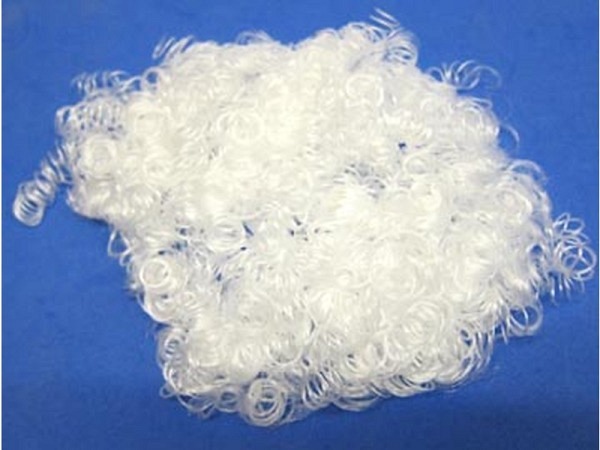 Puppenstube Haare Engelslocken weiss