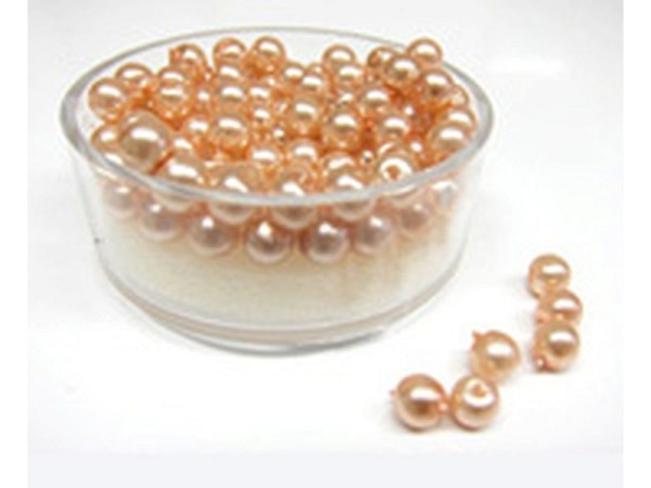Glaswachsperlen Pracht Renaissance apricot 4mm
