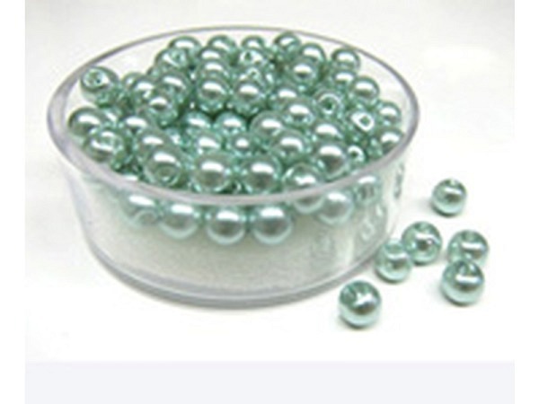 Glaswachsperlen Pracht Renaissance türkis 4mm