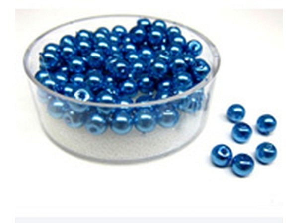 Glaswachsperlen Pracht Renaissance hellblau 4mm