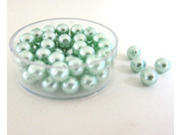 Glaswachsperlen Pracht Renaissance türkis 6mm