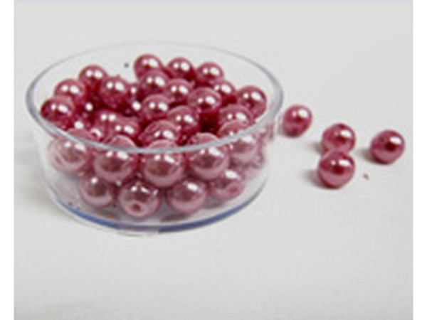 Glaswachsperlen Pracht Renaissance rosa 6mm