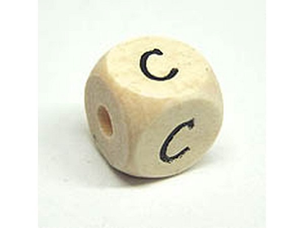 Buchstabenperlen Bottsa, Holzwürfel Buchstabe