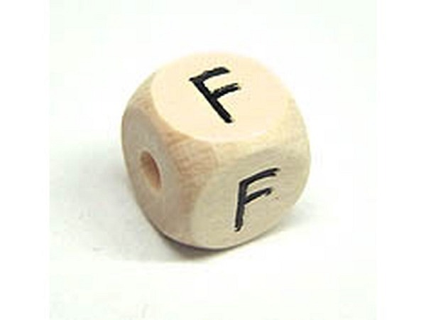 Buchstabenperlen Bottsa, Holzwürfel Buchstabe