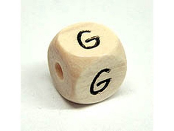Buchstabenperlen Bottsa, Holzwürfel Buchstabe