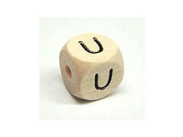 Buchstabenperlen Bottsa, Holzwürfel Buchstabe