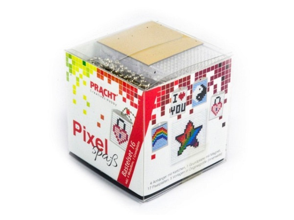 Pixels Pracht Pixel-Set Regenbogen