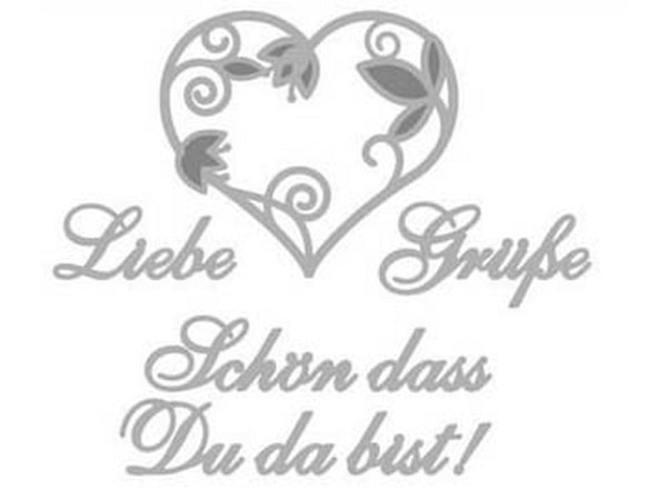 Stanzschablone Sizzix Stanzschablone Liebe