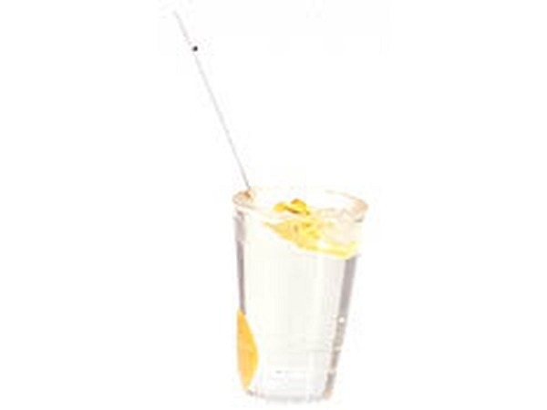 Miniatur Lebensmittel Glas Limonensaft