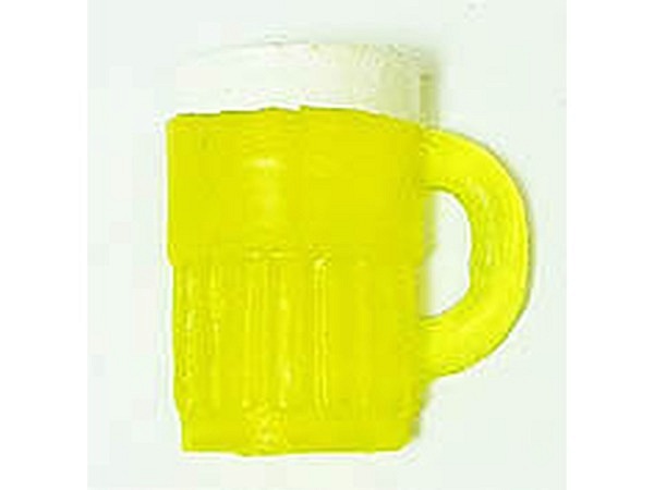 Miniatur Lebensmittel Bierkrug / Bierglas
