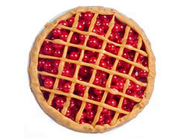 Miniatur Lebensmittel Kirschkuchen Grösse