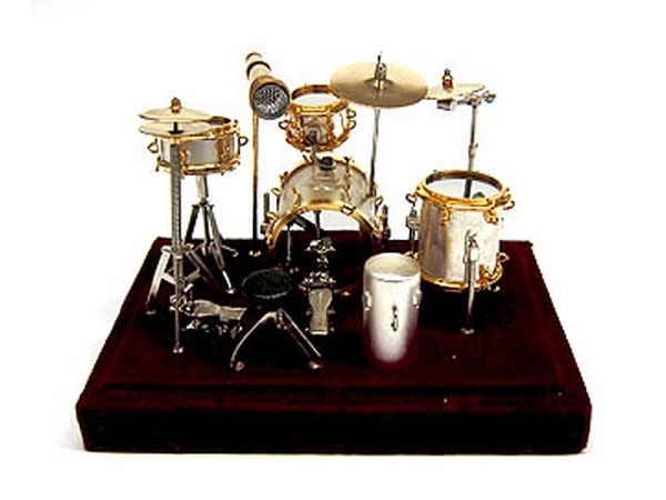 Miniatur Musik Schlagzeug go/si