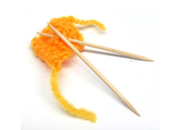 Miniatur Haushalt Strickzeug mit Nadel
