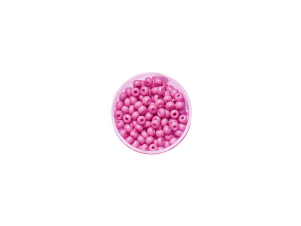 Rocailles Pracht Perlen 4,5mm pink satt 17g