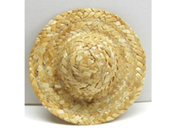 Miniatur Accessoires Strohhut 20cm