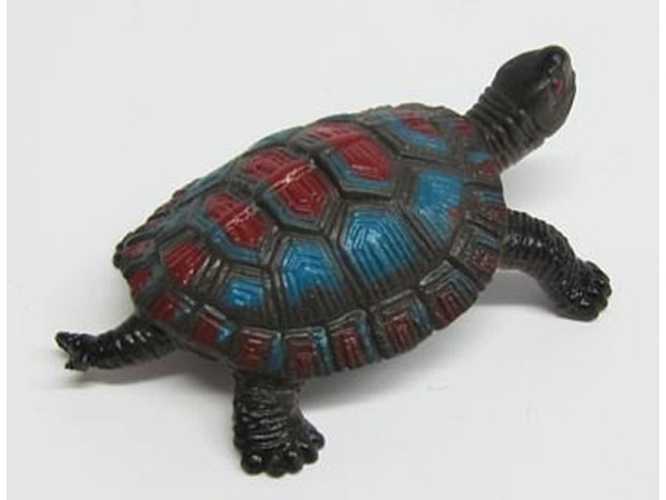 Miniatur Tierfiguren Gummi-Schildkröte 3,5cm