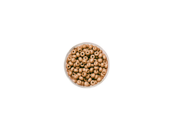 Rocailles Pracht Perlen 4,5mm ocker satt