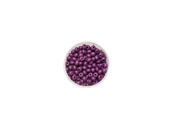Rocailles Pracht Perlen 4,5mm violett satt