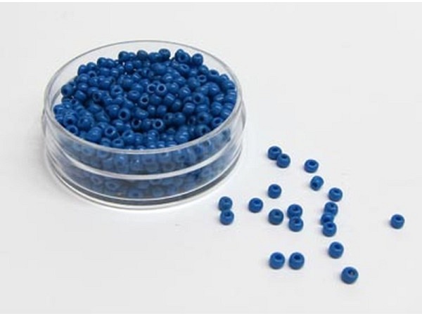 Glasperlen Hudsons Bay Glasperlen 2,2-3mm seeblau satt