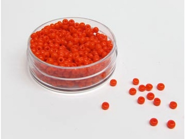 Glasperlen Hudsons Bay Glasperlen 2,2-3mm dunkelorange satt