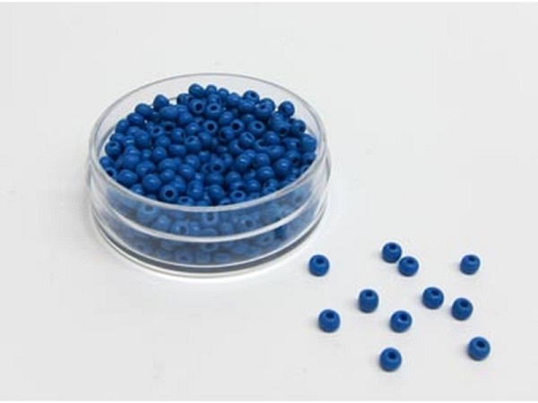 Glasperlen Hudsons Bay Glasperlen 2,2-3mm blau satt