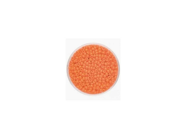 Rocailles Pracht Perlen 2,6mm orange satt