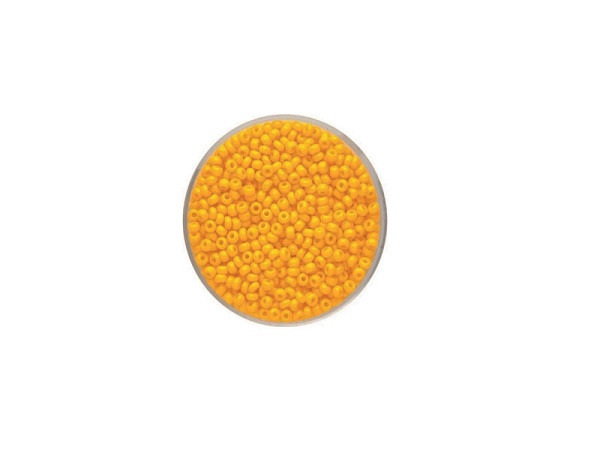 Rocailles Pracht Perlen 2,6mm ocker satt