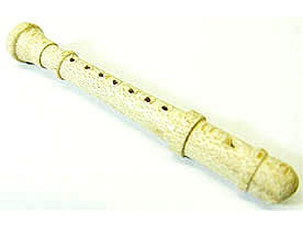 Miniatur Musik Blockflöte Holz 50mm