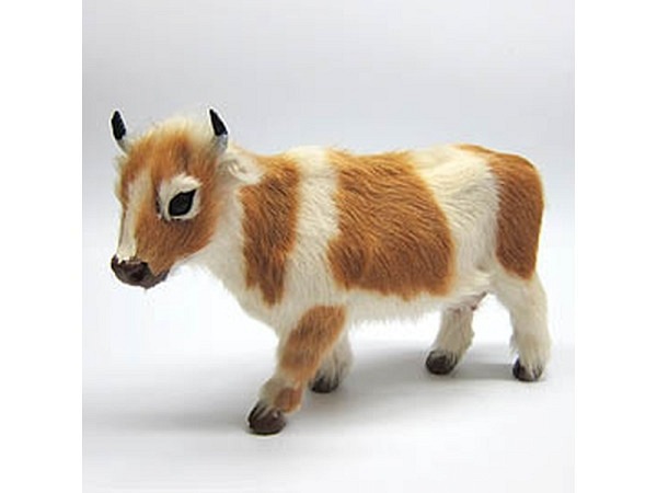 Miniatur Tierfiguren Felltier Kuh gefleckt 16/24cm