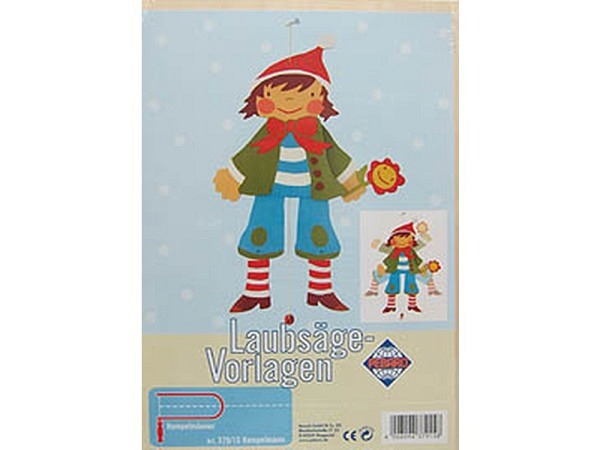 Holzplatte Pebaro Laubsäge-Vorlage A4