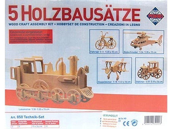 Bausatz Pebaro Holzbausatz Technik-Set