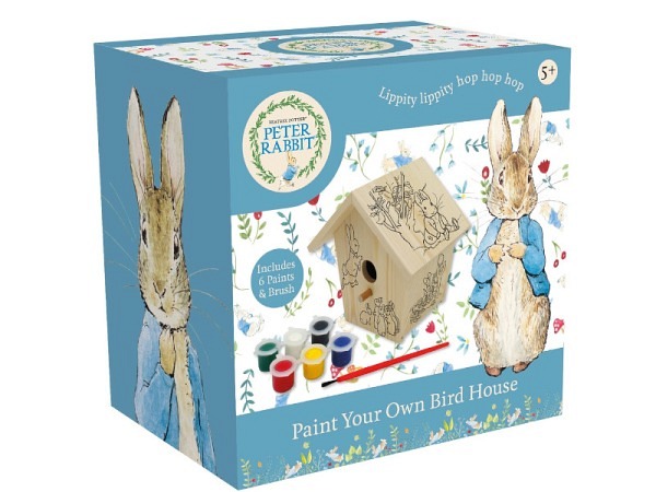 Bausatz Peter Rabbit Vogelhaus zum Selberbemalen