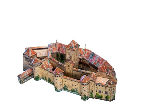 Modellbogen Pädagogischer Verlag Schloss Chillon