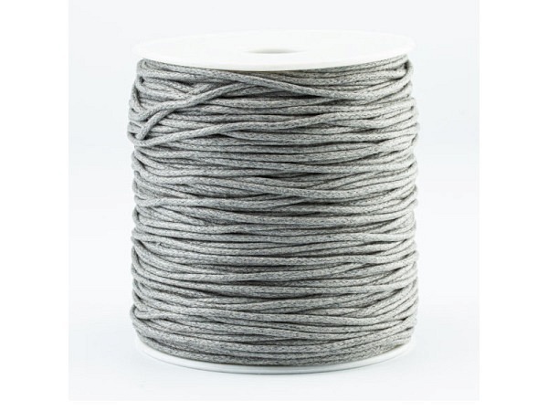 Kordel Scheidegger Polyart Baumwoll-Kordel 2mm silbergrau