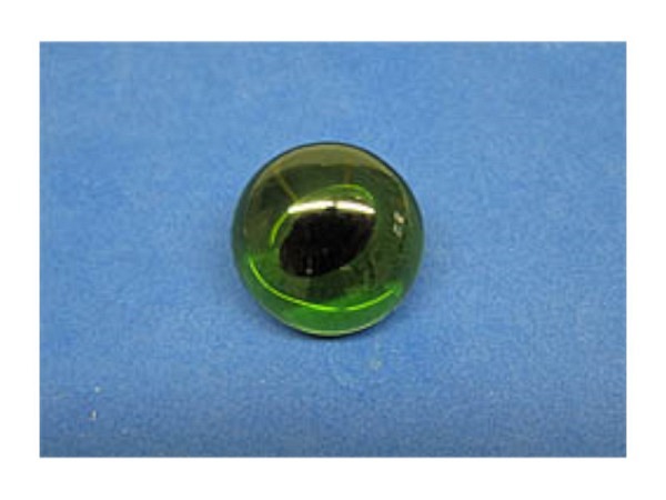 Puppenstube Gesichter Glasauge 20mm olivgrün