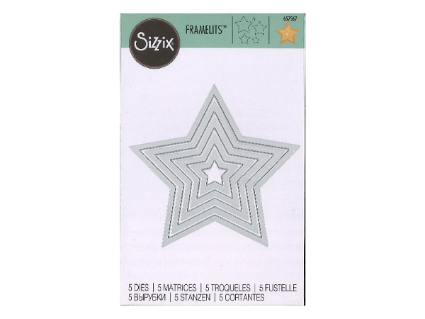 Stanzschablone Sizzix Framelits Sterne