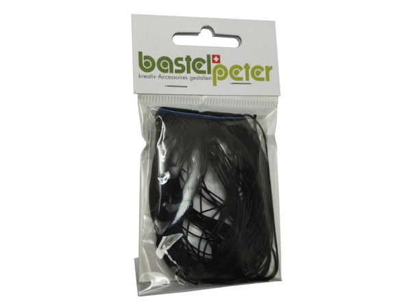 Faden Bastelpeter Nylon Synthetikfaden schwarz