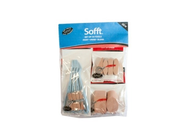 Schwamm Sofft Tool, Set 44 Teile, 4x Malmesser, 4x Schwamm