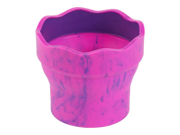 Wasserbehälter Faber-Castell Clic und Go pink marble