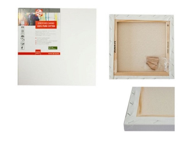 Keilrahmen bespannt Talens 30x100cm 2cm hinten geklammert