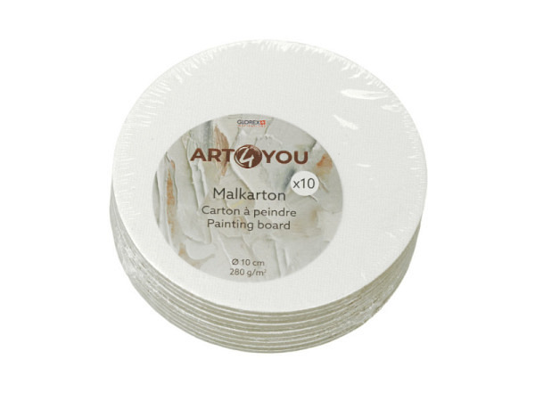 Malkarton Glorex rund 3mm 10cm 10Stk.