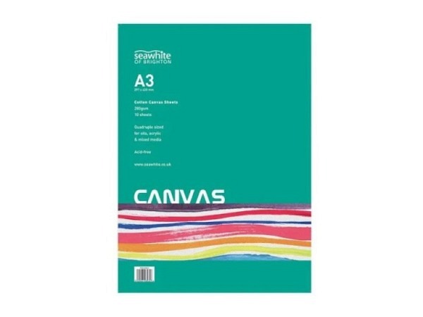 Leinwand Seawhite Canvas Pad A3 10 Bogen