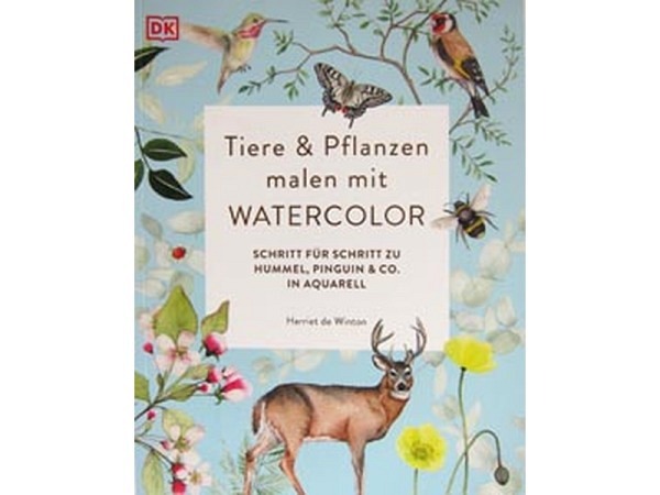 Buch Tiere und Pflanzen malen mit Watercolor 