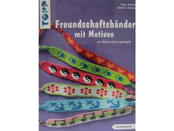 Buch Freundschaftsbänder mit Motiven aus Wolle