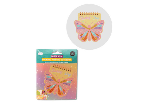 Diamond Painting I am creative Notizbuch Schmetterling 