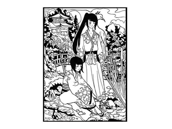 Malkarton Tataruga Samtbild Samurai